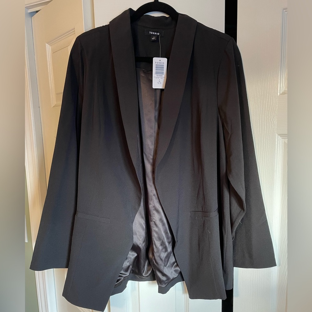 Studio Crepe Longline Blazer